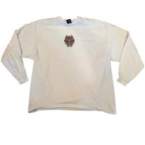 Mens Sturgis 2004 Long Sleeve Shirt White South Dakota Motorcycle Rally Size XL